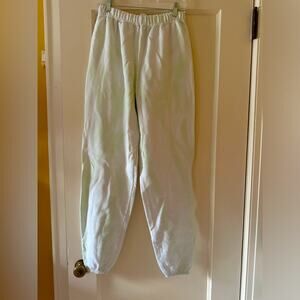 Hanes Premium faded tie dye sweatpants with elastic waist NWOT M